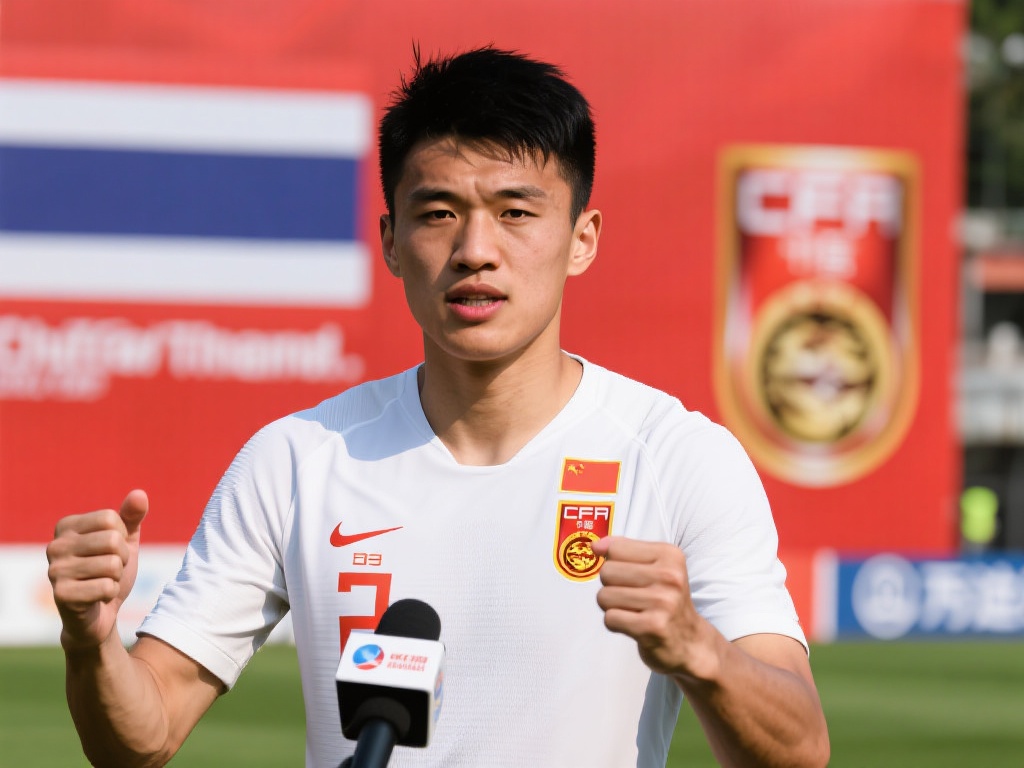 张玉宁在此次比赛中表示：“泰国队是一支极