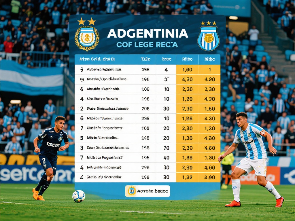 阿根廷顶级联赛积分榜 阿根廷职业联赛排名并不仅仅是一张简单的数