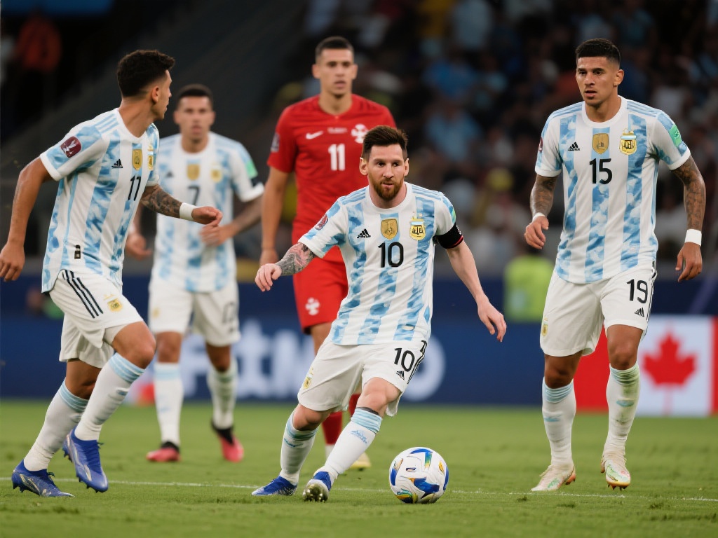 美洲杯半决赛赛程揭晓:阿根廷战加拿大、乌拉圭迎战哥伦比亚 随着赛事的推进,阿根廷以其华丽的战术和球